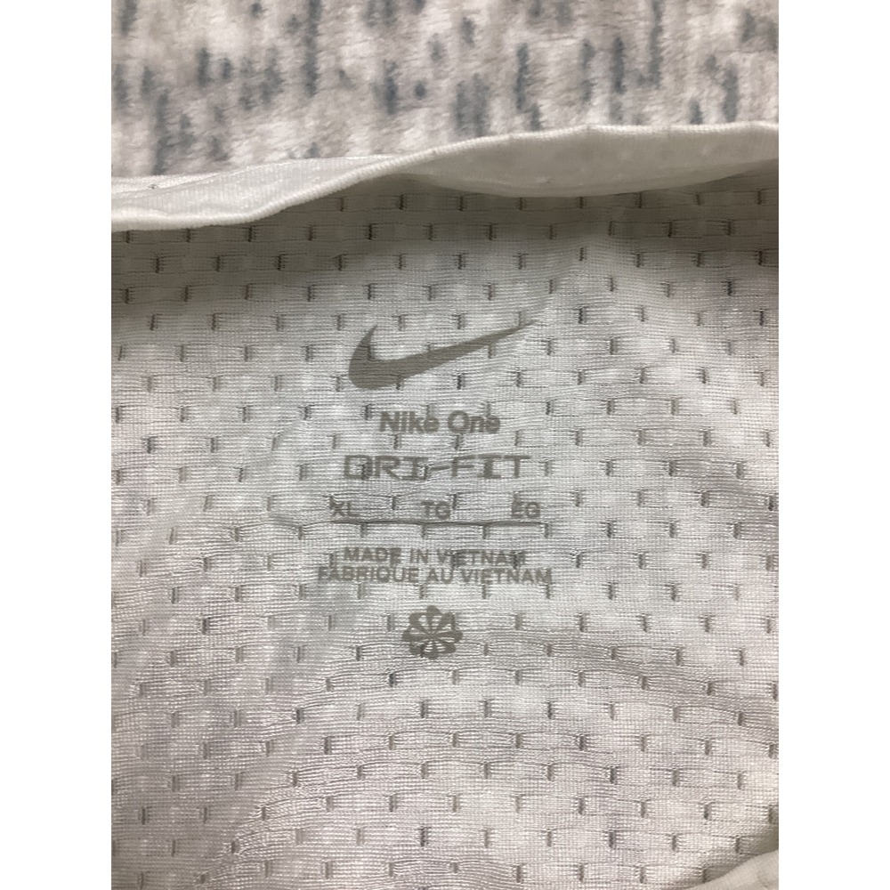 Nike One Dri-FIT Womens Mesh Cropped Tank Top White FN4112-100 XL NEW - Picture 3 of 5